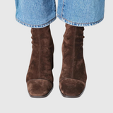 Ivonne – Elegáns velúr csizma sarkakkal