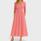 Leona - Elegáns Ruha Különleges Dekoltázzsal