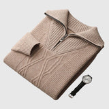 Farkas - Taranto merinógyapjú pulóver cipzárral