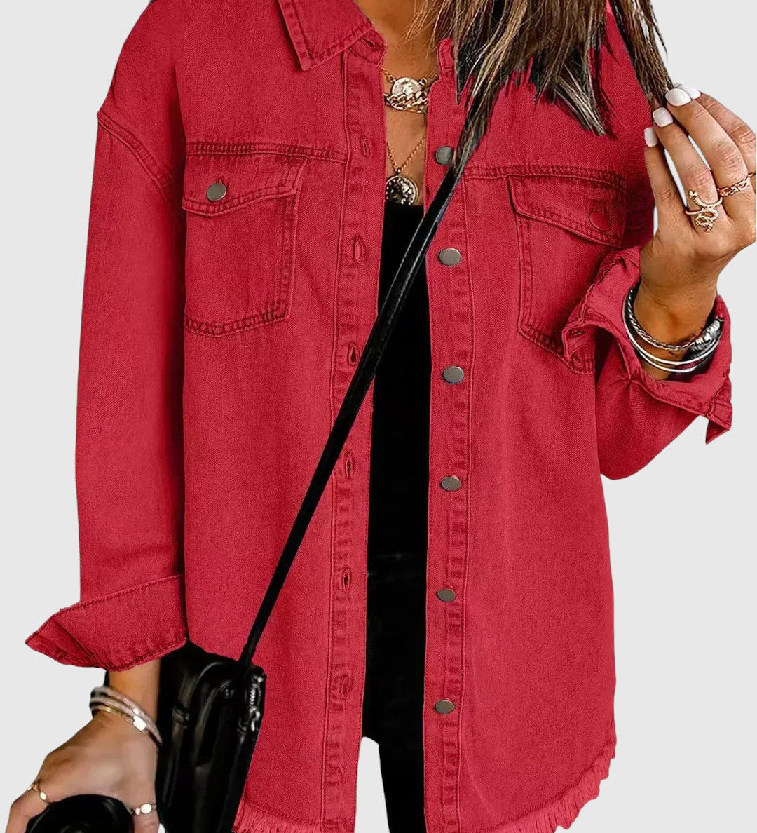 Róza – Női városi bőrkabát