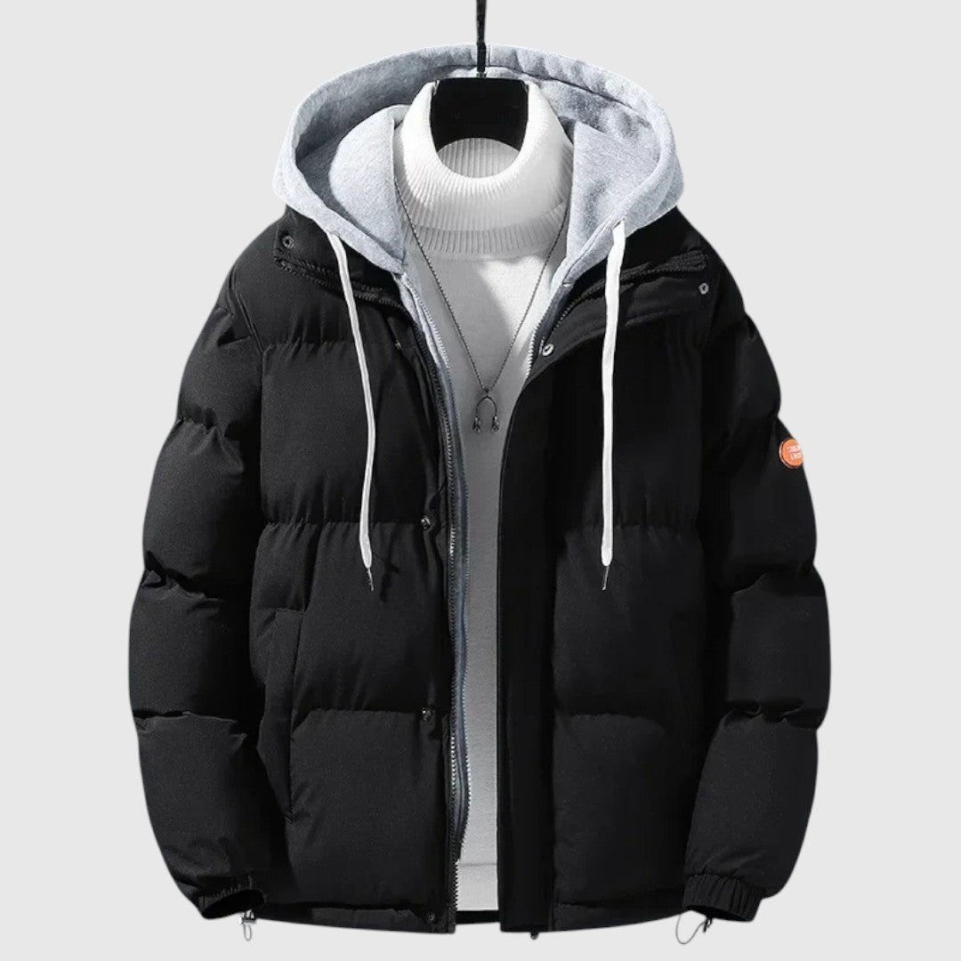 Ilyan - pufi kabát kapucnival