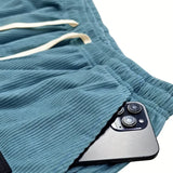 Kényelmes Szarvasbőr Bársony Nadrág