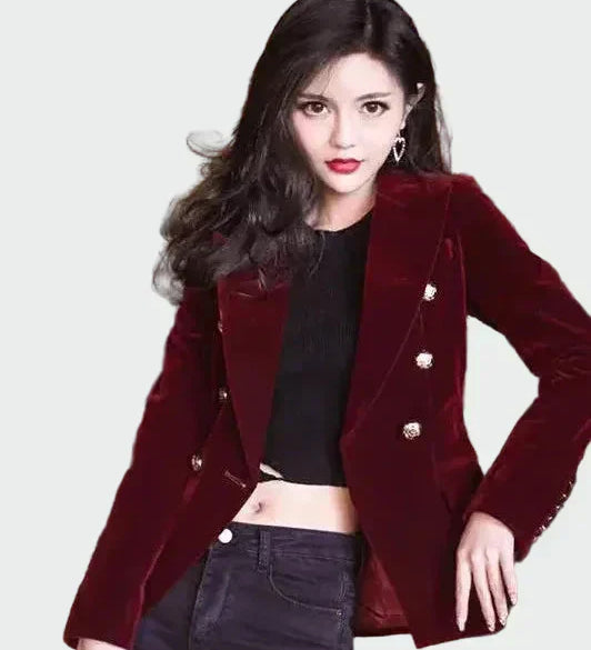 Réka - Elegáns fekete kabát