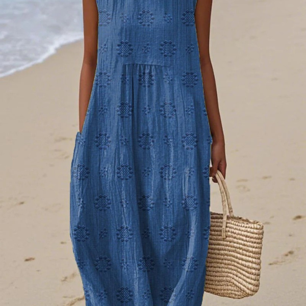 Sara | Mintás Midi Ruha