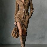 Alba | Hosszú ujjú midi ruha