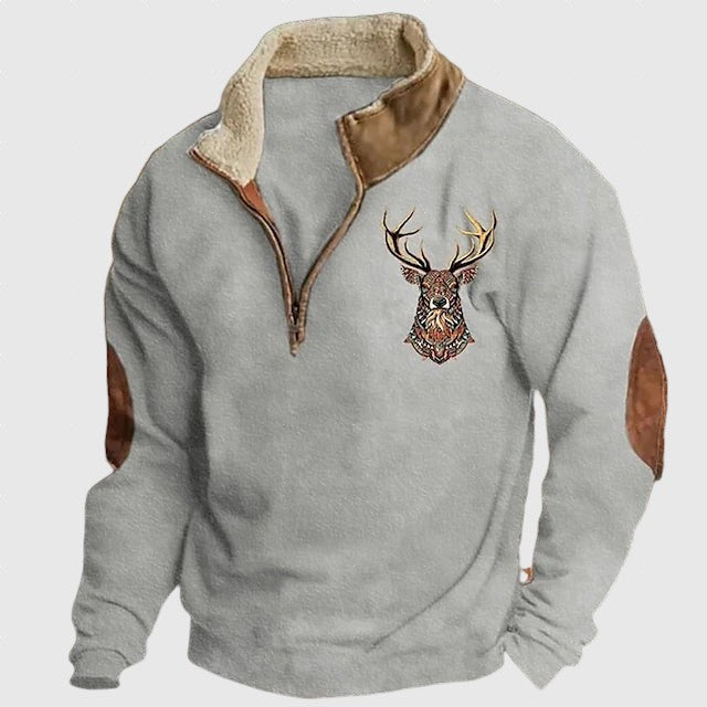 Jack - Kényelmes zipzáras pulóver