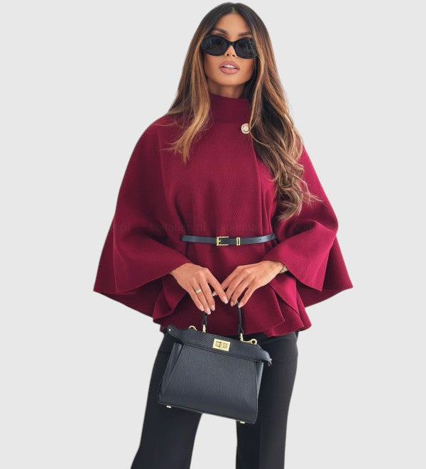 LEA - Stílusos dzseki pillangó ujjakkal és övvel