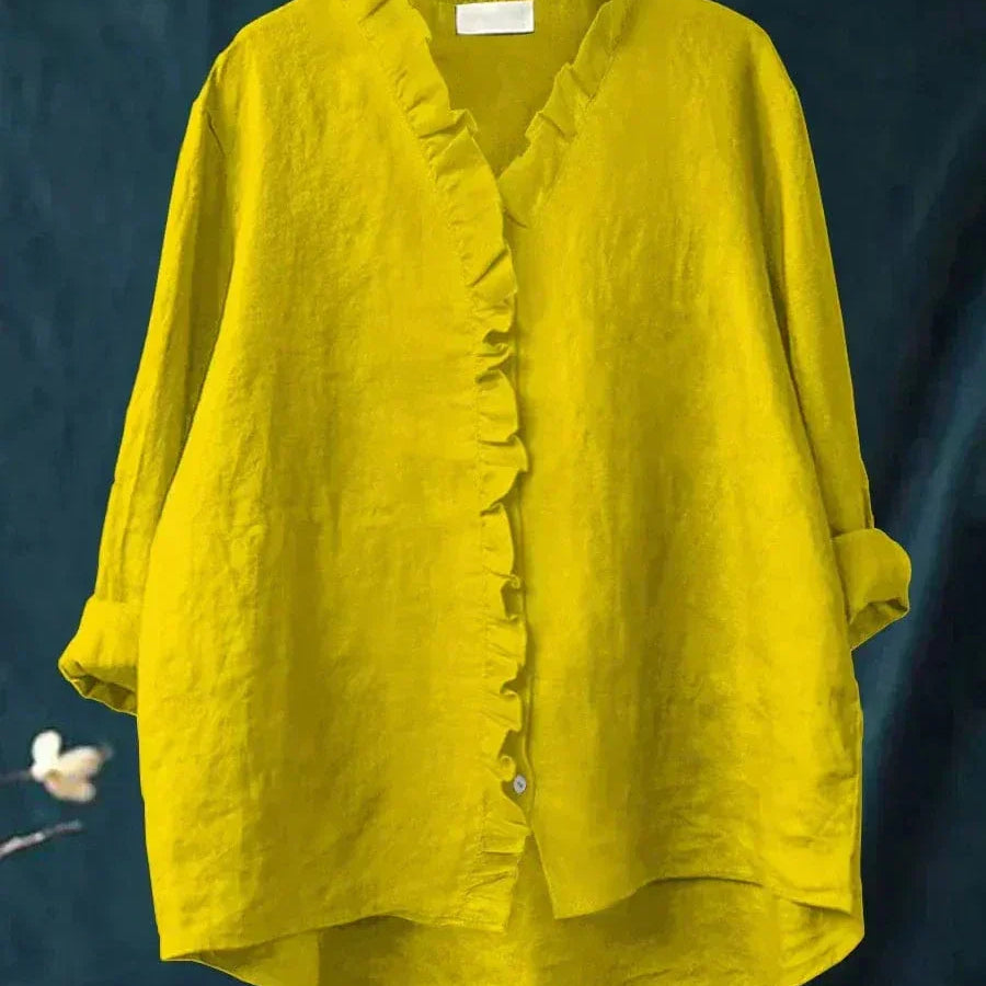 Eline | Elegáns Nyári Blúz Linből