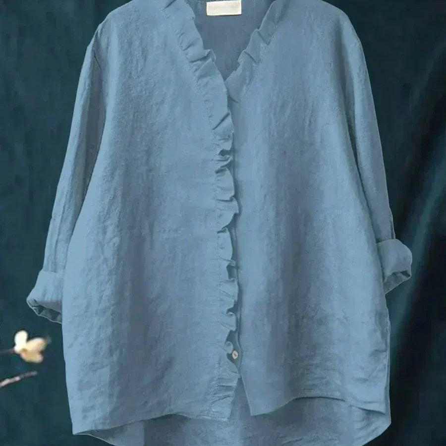 Eline | Elegáns Nyári Blúz Linből