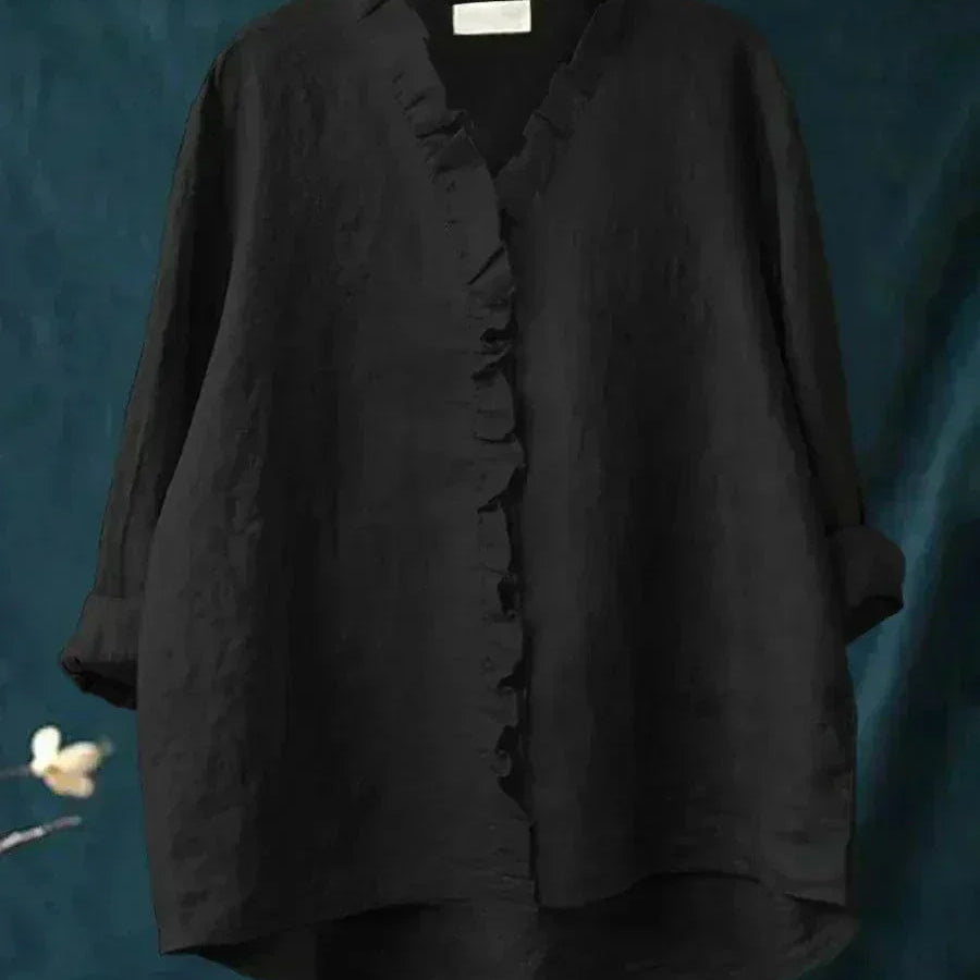 Eline | Elegáns Nyári Blúz Linből