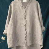 Eline | Elegáns Nyári Blúz Linből